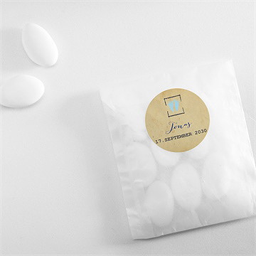 Sticker Geburt telegramm jungen - vue 4