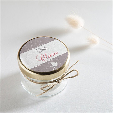 Aufkleber Taufe vogelgesang mädchen - Vue 2