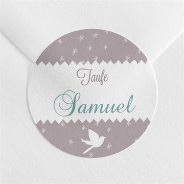 Aufkleber Taufe vogelgesang junge