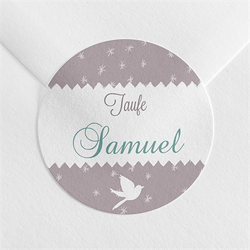 Aufkleber Taufe vogelgesang junge