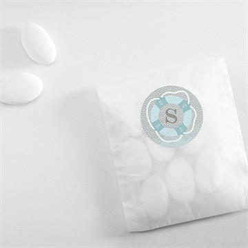 Aufkleber Taufe matrose in blau - Vue 4