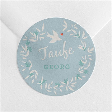 Aufkleber Taufe tauftaube