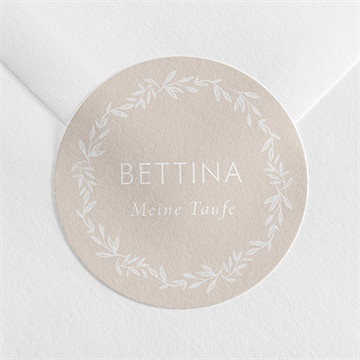 Aufkleber Taufe goldene taube