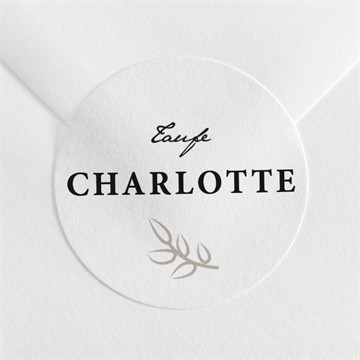 Aufkleber Taufe miniatur fotos