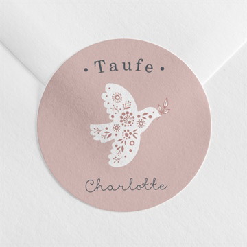 Aufkleber Taufe friedenstaube