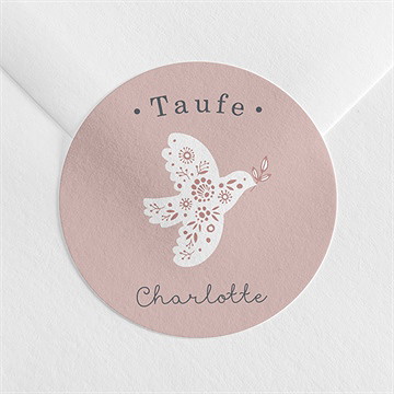 Aufkleber Taufe friedenstaube