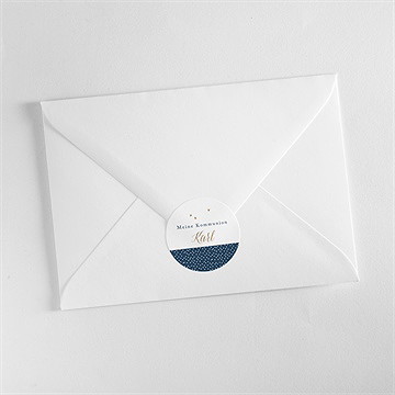 Aufkleber Kommunion Sternenhimmel - Vue 3