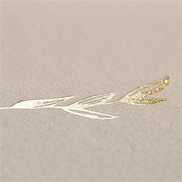 Dankeskarte Kommunion das sakrament - gold - Vue 5