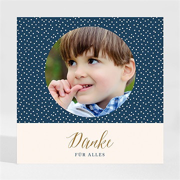 Dankeskarte Kommunion sternenhimmel - magnet