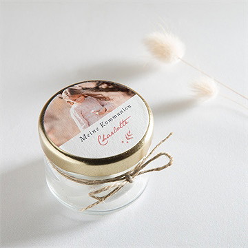 Aufkleber Kommunion Kupferblätterranke - Vue 2