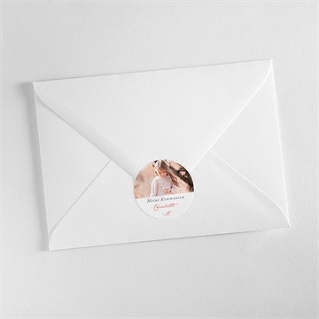 Aufkleber Kommunion Kupferblätterranke - Vue 3