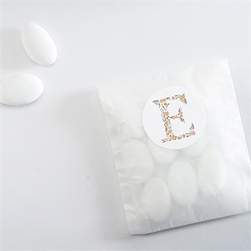 Aufkleber Kommunion Blumensignatur - Vue 4