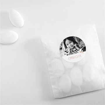 Aufkleber Kommunion Fotoblock Einladung - Vue 4