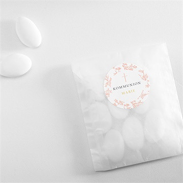 Aufkleber Kommunion Pflanzendrucke - Vue 4