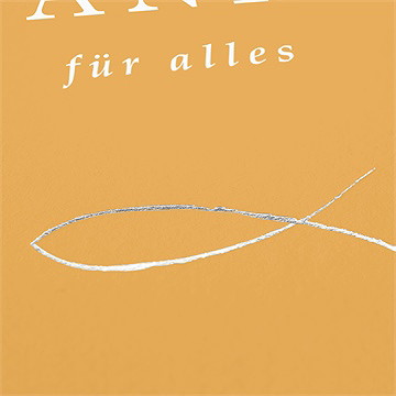 Dankeskarte Kommunion Senfgelb - Vue 2