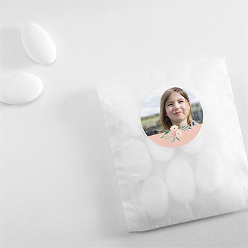 Aufkleber Kommunion Zartes Rosa - Vue 4