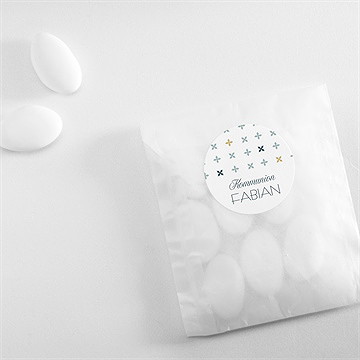 Aufkleber Kommunion Geometrische Blumenmotive - Vue 4