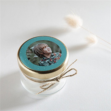 Aufkleber Kommunion Silberner Stern - Vue 2