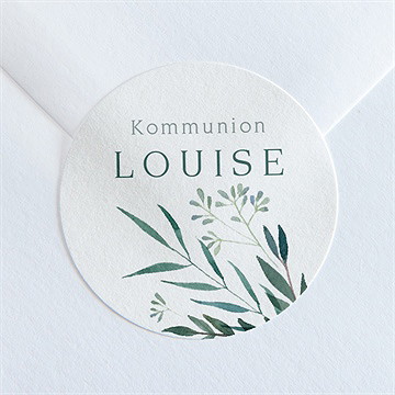 Aufkleber Kommunion Gartenfest