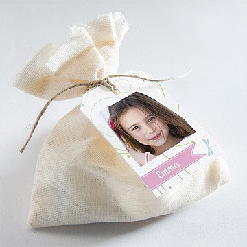 Geschenkanhänger Kommunion Stimmung Mädchen - Vue 2