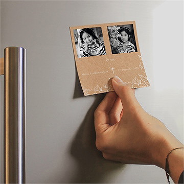 Einladung Kommunion zarte malerei - magnet - Vue 2