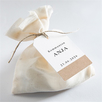 Geschenkanhänger Kommunion Elegante Kommunion - Vue 2