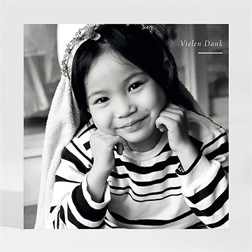 Dankeskarte Kommunion zarte malerei - magnet