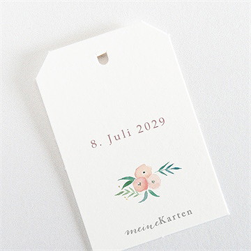 Geschenkanhänger Kommunion Zartes Rosa - Vue 3