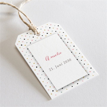 Geschenkanhänger Kommunion Festlich modern