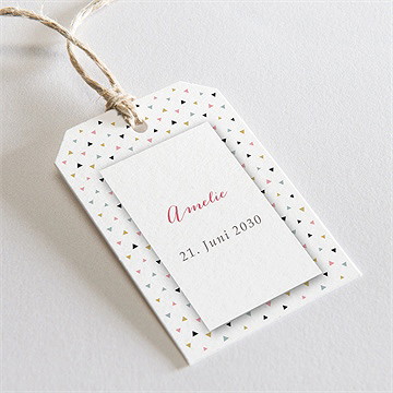 Geschenkanhänger Kommunion Festlich Modern