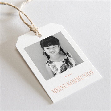 Geschenkanhänger Kommunion mein licht