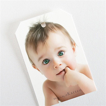 Geschenkanhänger Taufe Blauer Engel - Vue 3