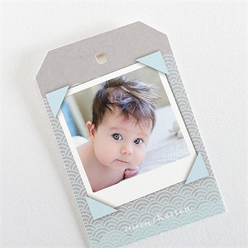 Geschenkanhänger Taufe Matrose In Blau - Vue 3