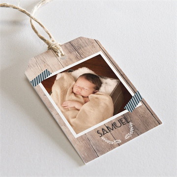 Geschenkanhänger Taufe Wachsender baum