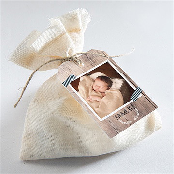 Geschenkanhänger Taufe Wachsender Baum - Vue 2