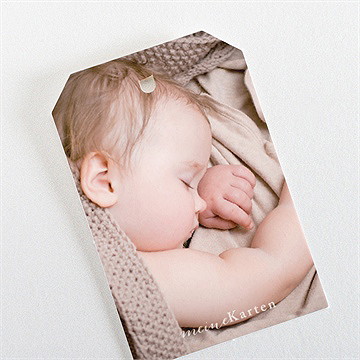 Geschenkanhänger Taufe Foto Mosaik - Vue 3