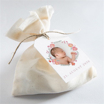 Geschenkanhänger Taufe Rosenkranz - Vue 2