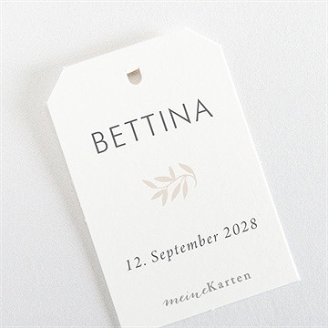 Geschenkanhänger Taufe Goldene Taube - Vue 3