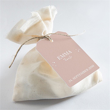 Geschenkanhänger Taufe Seerose - Vue 2