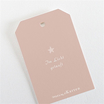 Geschenkanhänger Taufe Seerose - Vue 3