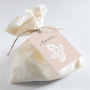 Geschenkanhänger Taufe Friedenstaube - Vue 2