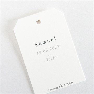 Geschenkanhänger Taufe Schöne Seele - Vue 3