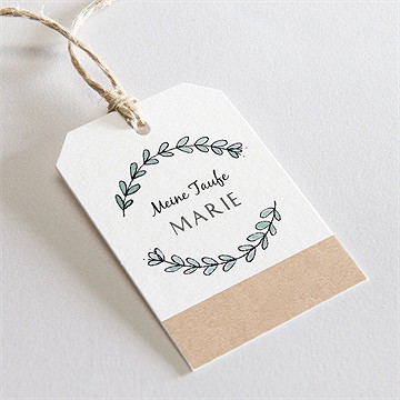 Geschenkanhänger Taufe Kleines Programm