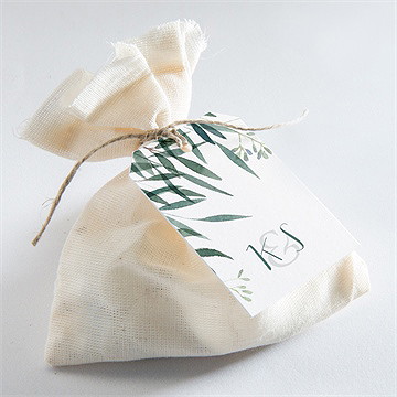 Geschenkanhänger Hochzeit olivenzweig - Vue 2