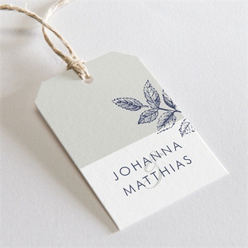 Geschenkanhänger Hochzeit blühender zweig