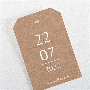 Geschenkanhänger Hochzeit power of love - Vue 3