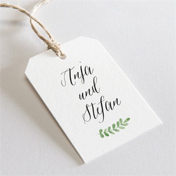 Geschenkanhänger Hochzeit blumenwiese