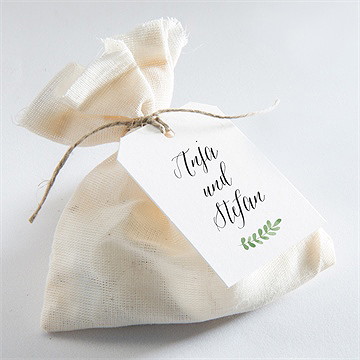 Geschenkanhänger Hochzeit blumenwiese - Vue 2