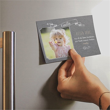 Dankeskarte Taufe symbolisch - Vue 2