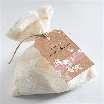 Geschenkanhänger Hochzeit mit efeu gebunden - Vue 2